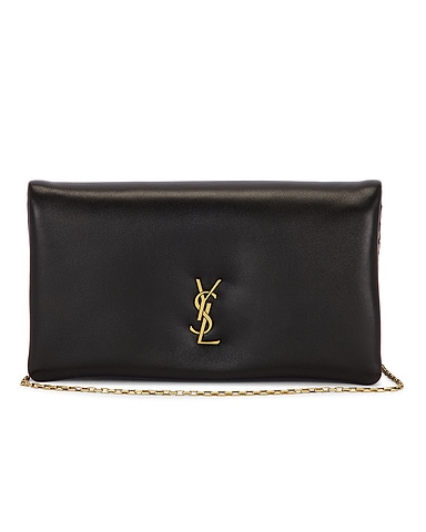 Saint Laurent Large Bi-fold Wallet On Chain