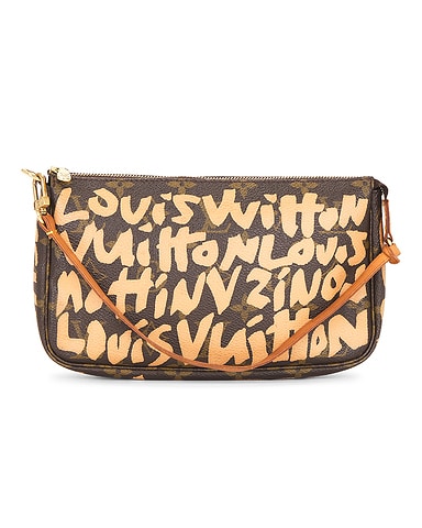 Louis Vuitton X Stephen Sprouse Monogram Graffiti Pochette Accessoires Shoulder Bag