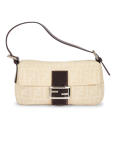 Fendi Zucca Baguette Shoulder Bag