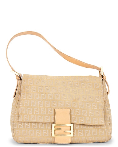 Fendi Zucca Mama Forever Baguette Shoulder Bag