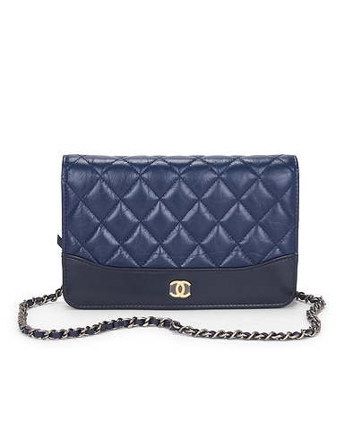 Chanel Calfskin Gabrielle Wallet On Chain