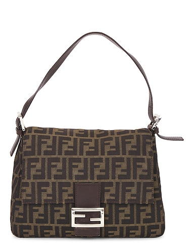 Fendi Zucca Mama Forever Baguette Shoulder Bag