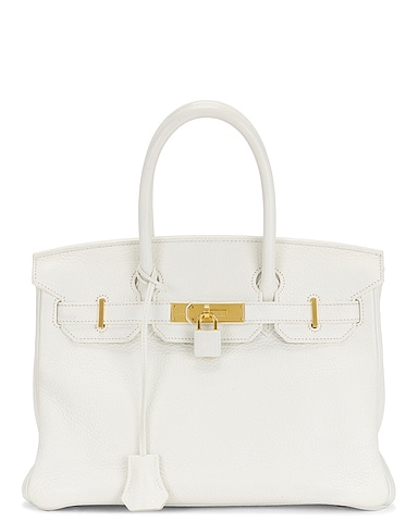 Hermes Clemence Birkin 30 Retourne Handbag