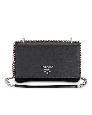 Prada Saffiano Flap Crossbody Bag