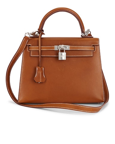 Hermes Barenia Kelly 25 Handbag