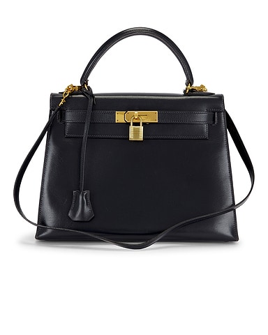 Hermes Box Kelly 28 Handbag