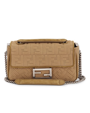 Fendi X SKIMS Midi Chain Baguette Shoulder Bag