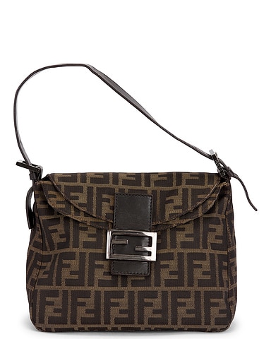 Fendi Zucca Mama Baguette Shoulder Bag