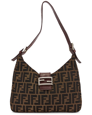 Fendi Zucca Mama Baguette Shoulder Bag