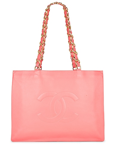 Chanel Lambskin Jumbo Timeless Shopper Tote Bag