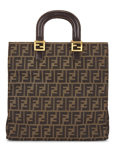 Fendi FF Zucca Shopper Tote Bag