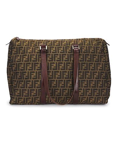 Fendi Zucca Boston Bag