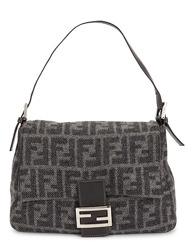Fendi Zucca Mama Forever Baguette Shoulder Bag