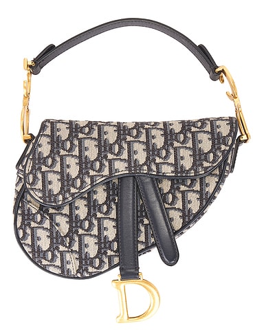 Dior Trotter Oblique Mini Saddle Bag