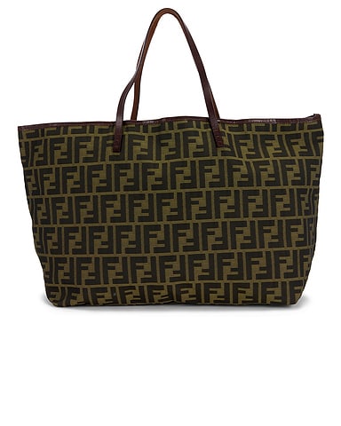 Fendi Zucca Roll Tote Bag