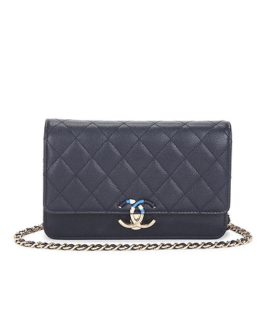 Chanel Caviar Wallet On Chain