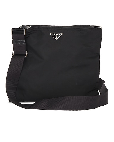 Prada Tessuto Flat Messenger Bag