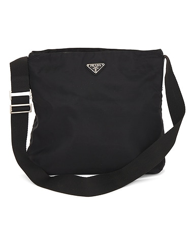 Prada Tessuto Flat Messenger Bag