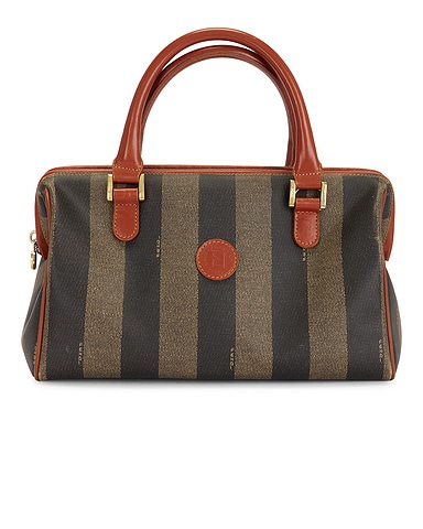 Fendi Pequin Handbag