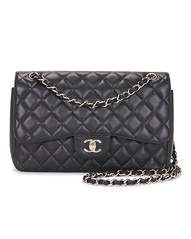 Chanel Caviar Jumbo Classic Double Flap Bag