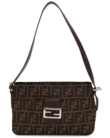 Fendi Zucca Baguette Shoulder Bag