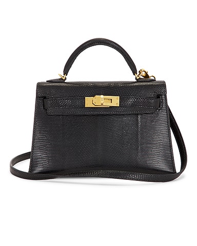 Hermes Niloticus Lizard Kelly 20 Sellier Handbag