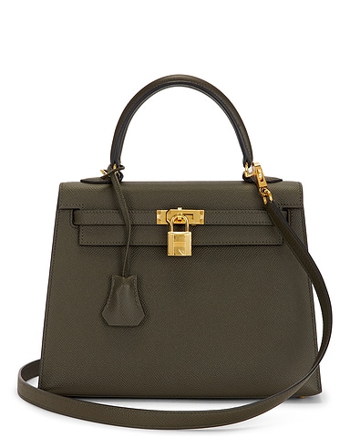 Hermes Epsom Kelly 25 Sellier Handbag