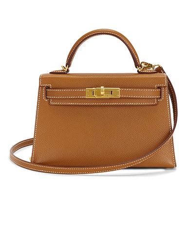 Hermes Epsom Kelly 20 Sellier Handbag