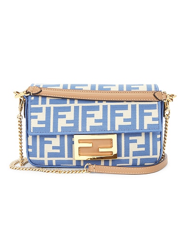 Fendi Zucca Baguette Shoulder Bag