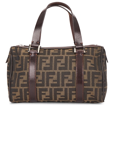 Fendi Zucca Boston Bag