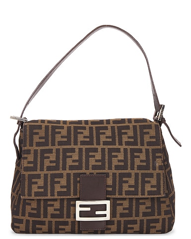 Fendi Zucca Mama Forever Baguette Shoulder Bag
