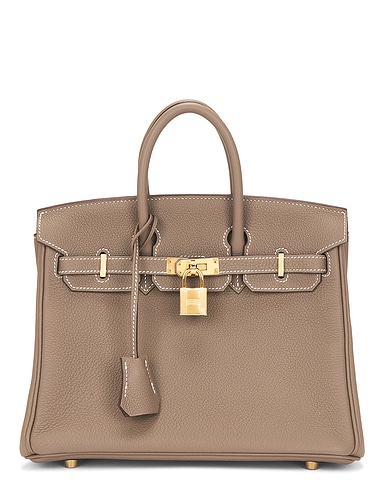 Hermes Taurillon Clemence Birkin 25 Handbag
