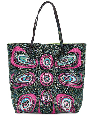 Fendi Beaded Vintage Tote Bag