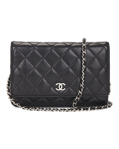 Chanel Lambskin Classic Wallet On Chain