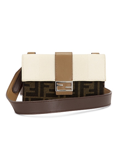 Fendi Zucca Baguette Shoulder Bag