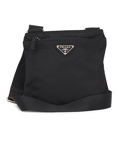Prada Tessuto Flat Messenger Bag