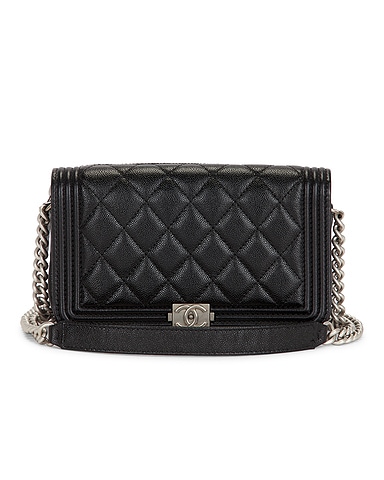 Chanel Caviar Boy Wallet On Chain