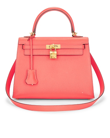 Hermes Epsom Kelly 25 Sellier Handbag