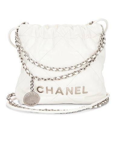 Chanel Calfskin Mini 22 Hobo Bag