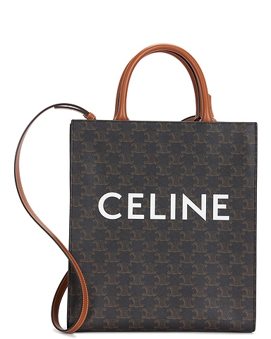 Celine Triomphe Vertical Cabas Tote Bag