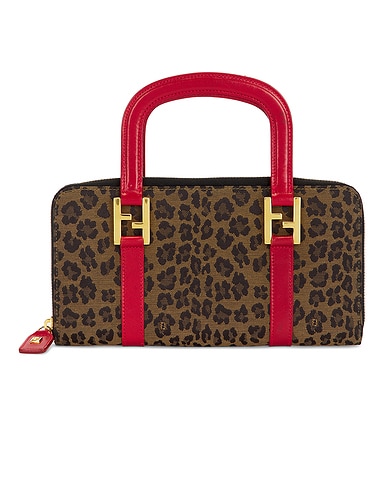 Fendi Leopard Print Handbag