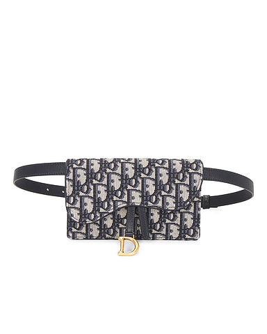 Dior Trotter Oblique Saddle Belt Bag