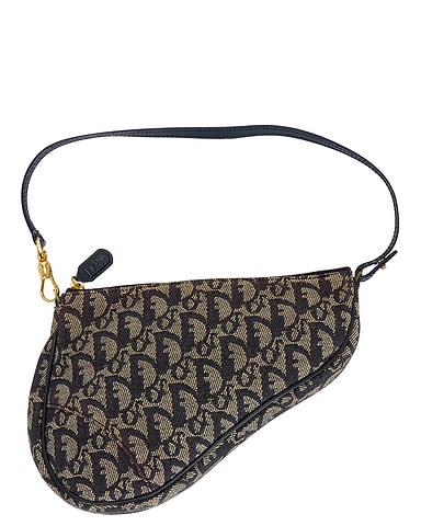 Dior Diorissimo Saddle Pochette Shoulder Bag