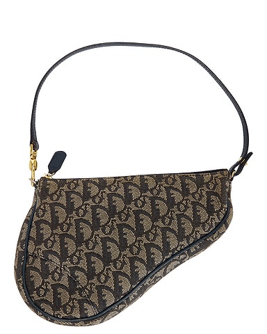 Dior Diorissimo Saddle Pochette Shoulder Bag