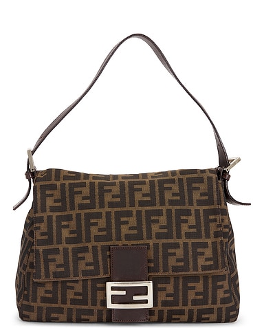 Fendi Zucca Mama Forever Baguette Shoulder Bag