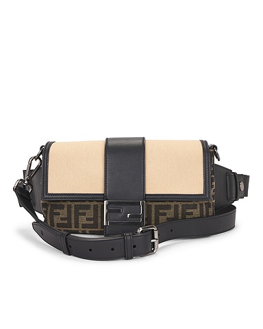 Fendi Zucca Baguette Convertible Belt Bag