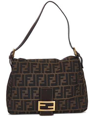 Fendi Zucca Mama Forever Baguette Shoulder Bag