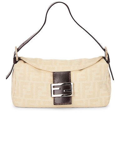 Fendi Zucca Baguette Shoulder Bag