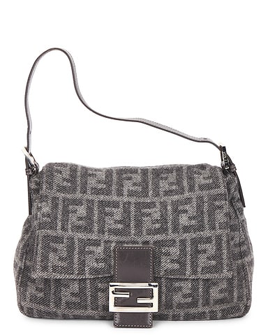 Fendi Zucca Mama Forever Baguette Shoulder Bag