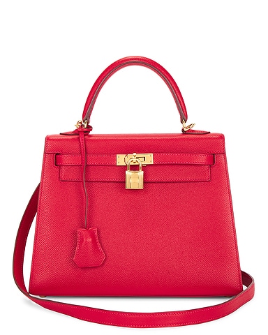 Hermes Veau Epsom Kelly 25 Handbag